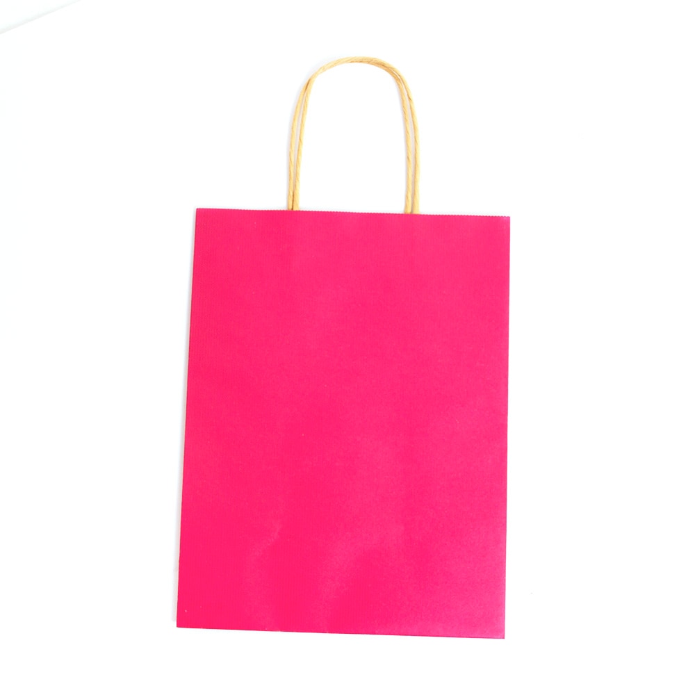 Jillson, Kraft, Tote, Gift Bag, Magenta